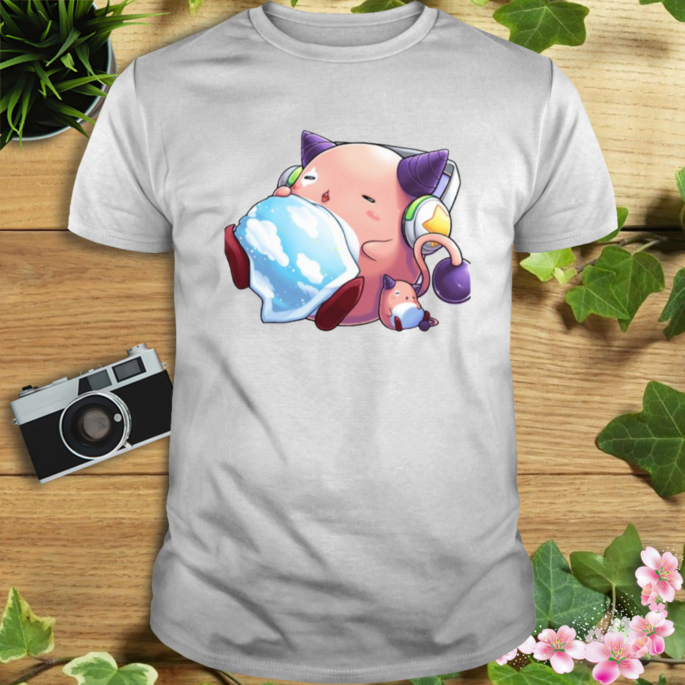 Sleeping Pink Bean Maplestory Steker shirt