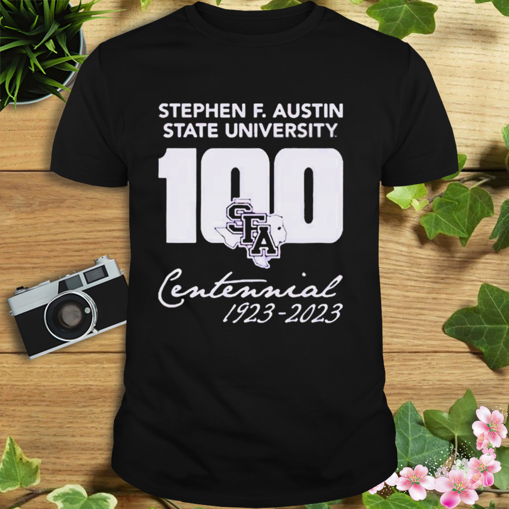 Stephen F. Austin Lumberjacks Centennial Stacked 1923 2023 Shirt