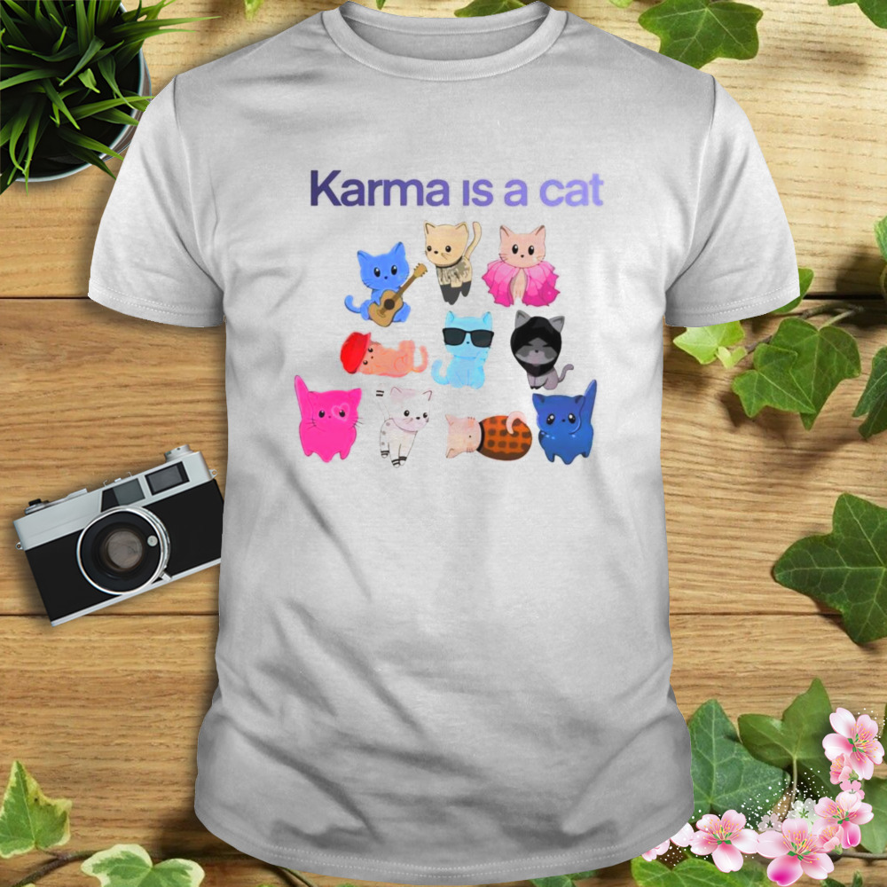 Swifties Karma cat eras tour shirt