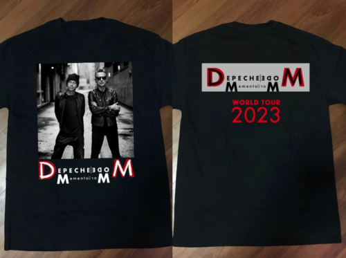 2023 Depeche Mode Memento Mori World Tour Dates T-shirts