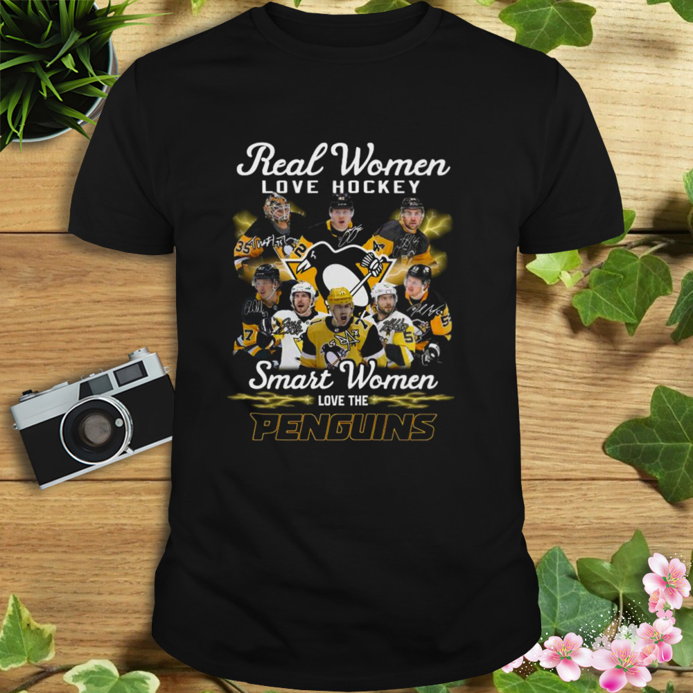 2023 Real Women Love Hockey Smart Women Love The Pittsburgh Penguins Signatures shirt
