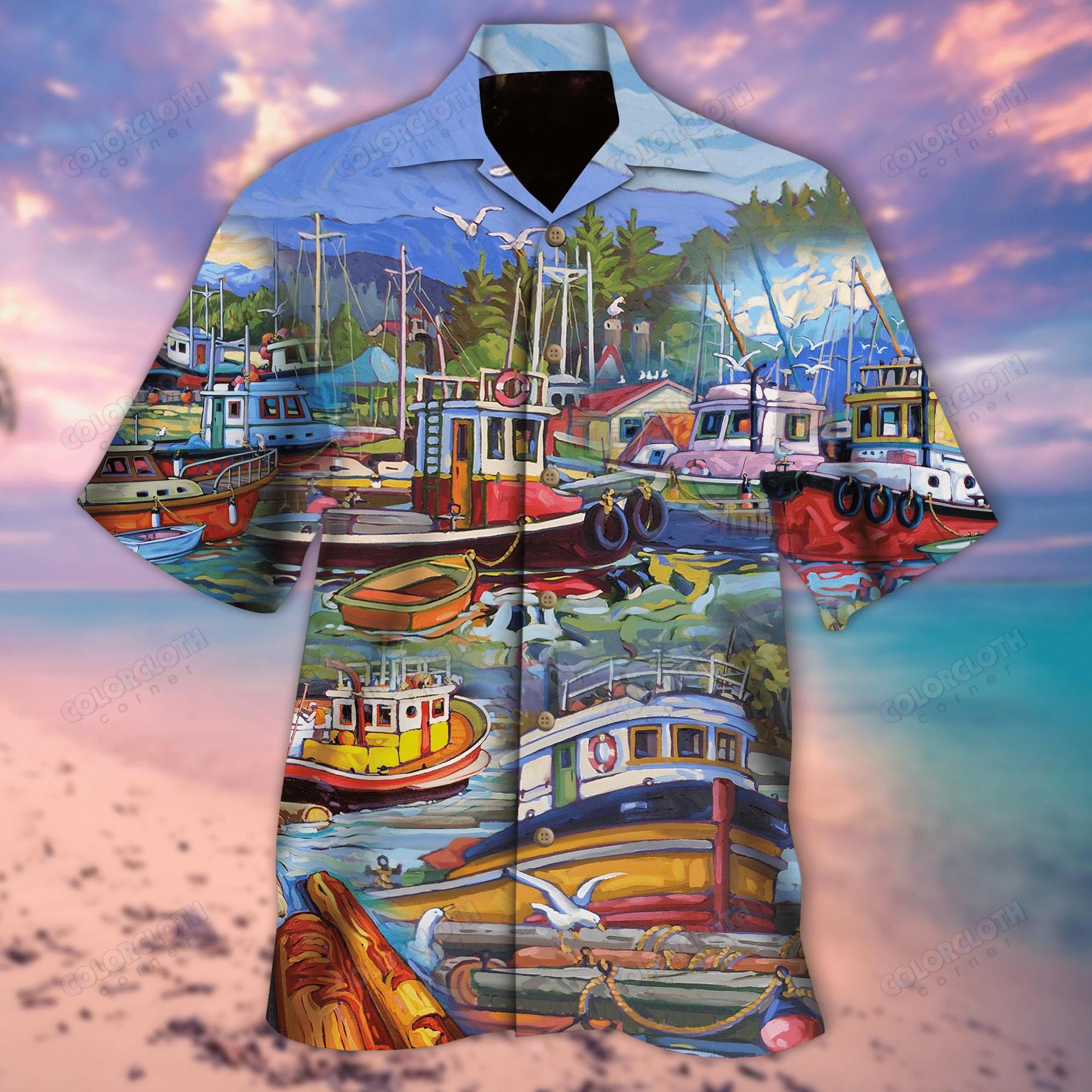 A Ship In Port Is Safe But That'S Not What Ships Are Build For Aloha Hawaiian Shirt Colorful Short Sleeve Summer Beach Casual Shirt