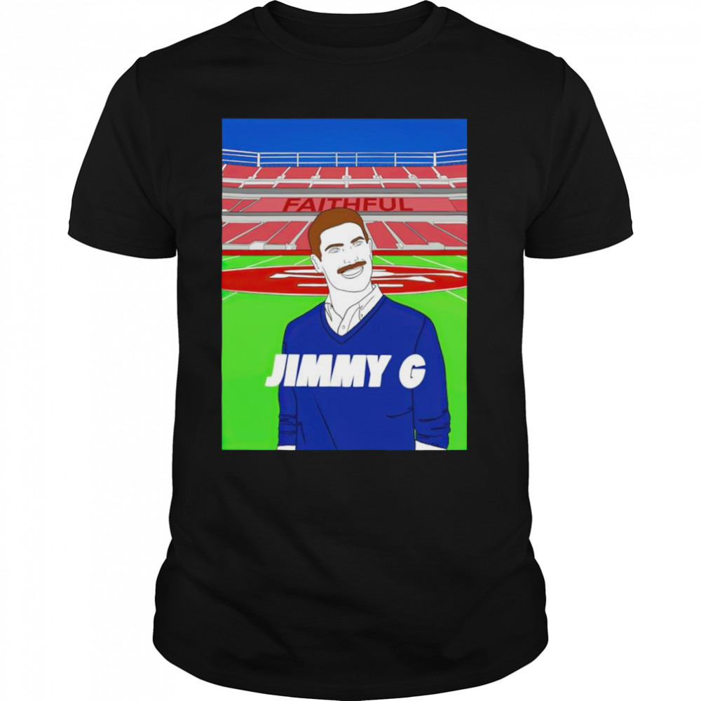 Drawing Jimmy G Faithful shirt