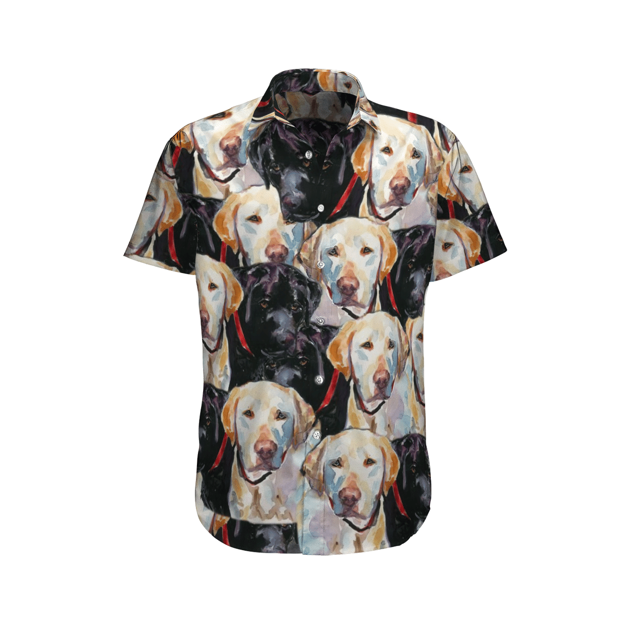 Labrador Retrievers Dog Aloha Hawaiian Shirt Colorful Short Sleeve Summer Beach Casual Shirt For Men And Women