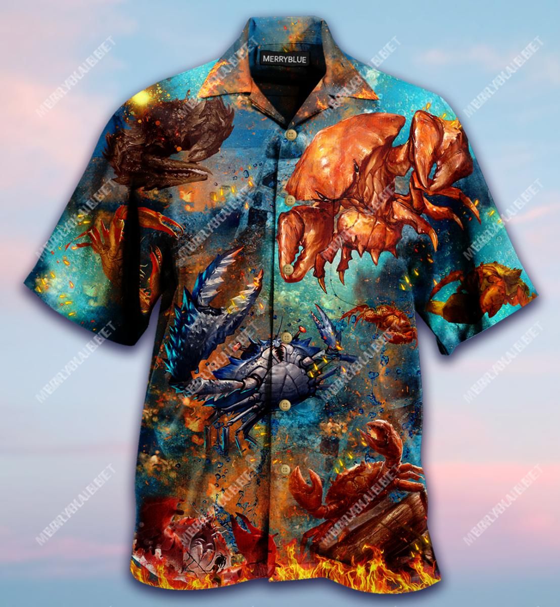 Let'S Get Crackin' Aloha Hawaiian Shirt Colorful Short Sleeve Summer Beach Casual Shirt For Men And Women