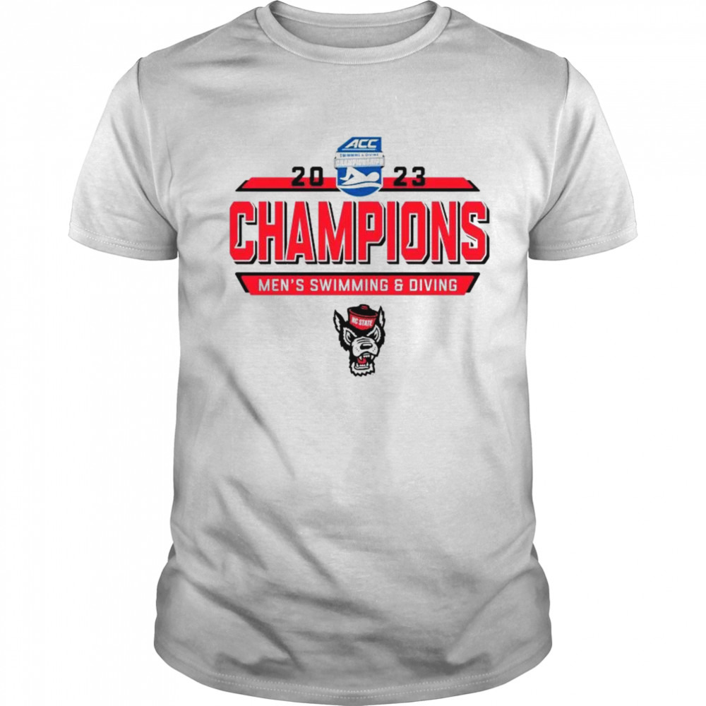 NC State Men’s Swimming and Diving 2023 ACC Champions Shirt