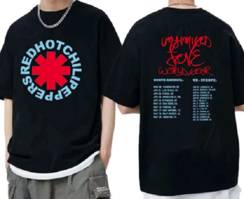 Red Hot Chili Peppers Love World Tour 2023 T-shirts