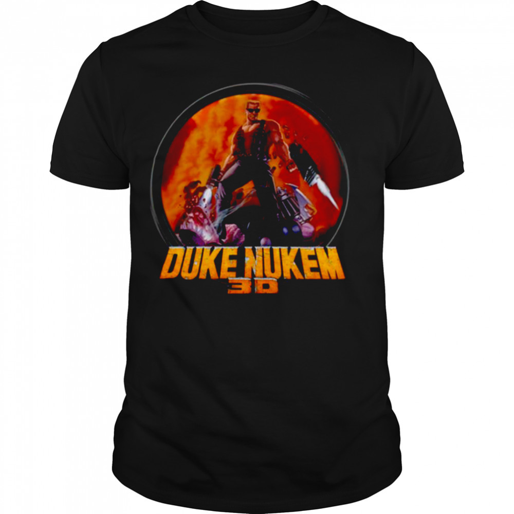 Round Game Art Duke Nukem 3d shirt