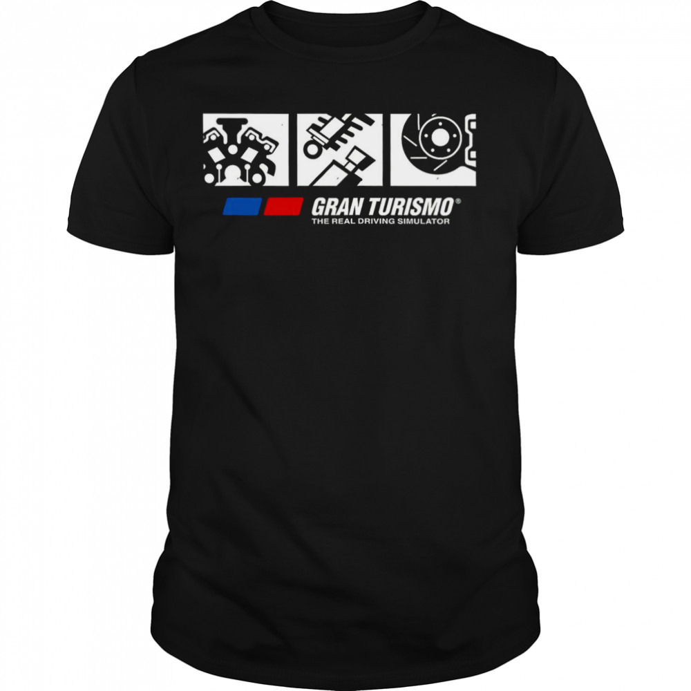 Tune Up Shop Colored Gran Turismo shirt