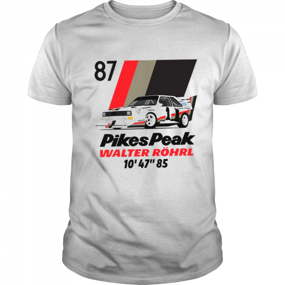 Walter Rohrl Pikes Peak 87 Gran Turismo shirt