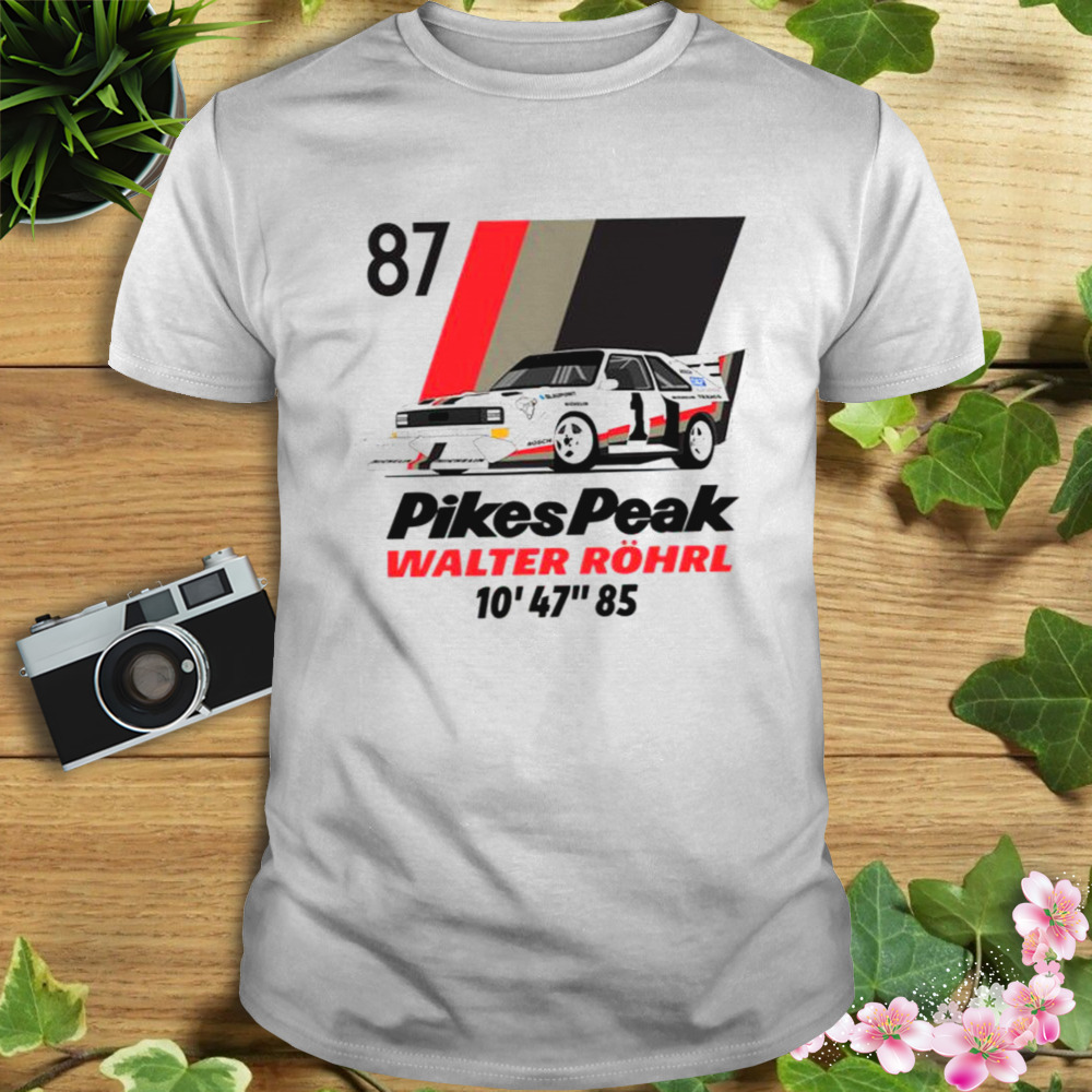 Walter Rohrl Pikes Peak 87 Gran Turismo shirt
