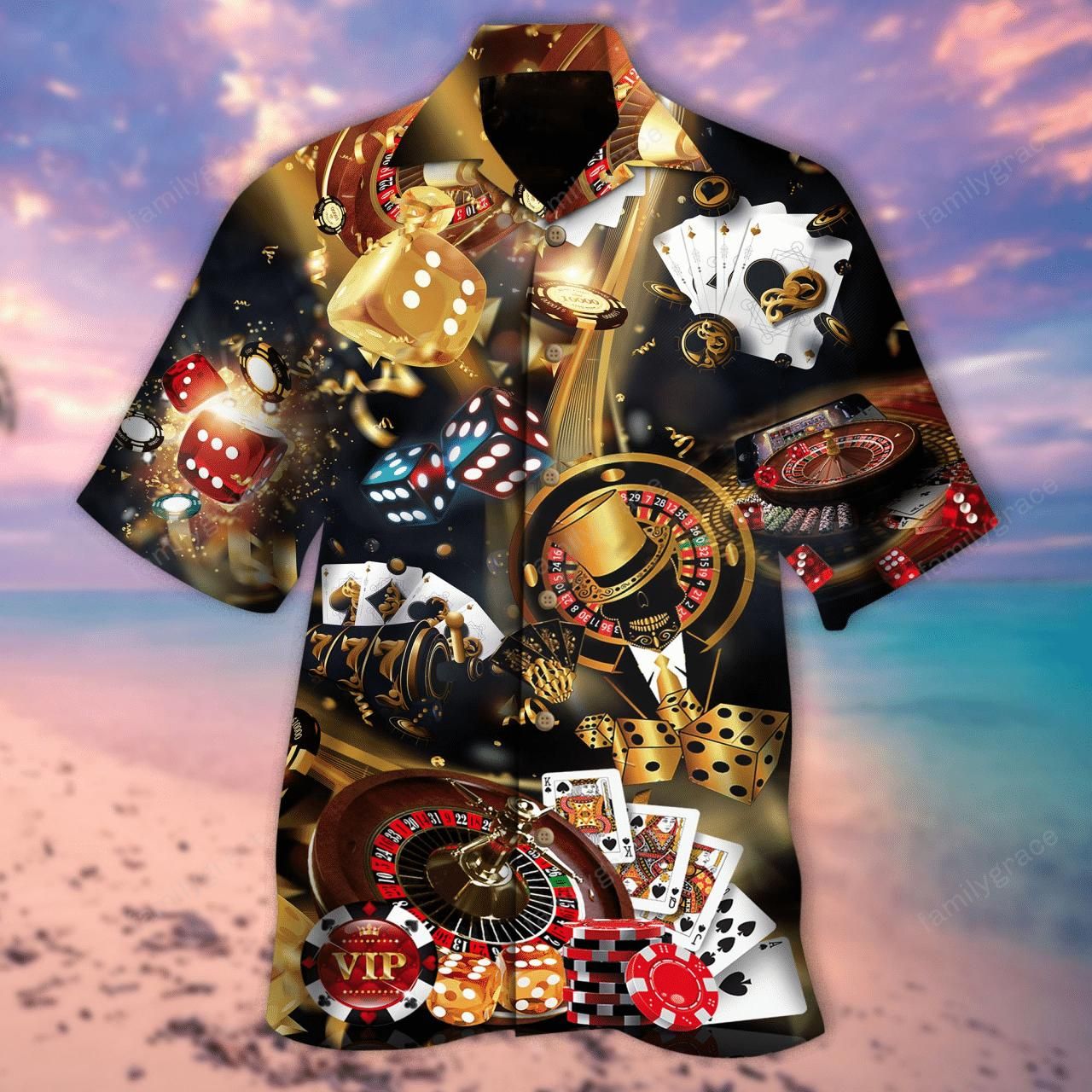 What'S Life If Not A Gamble Aloha Hawaiian Shirt Colorful Short Sleeve Summer Beach Casual Shirt For Men And Women