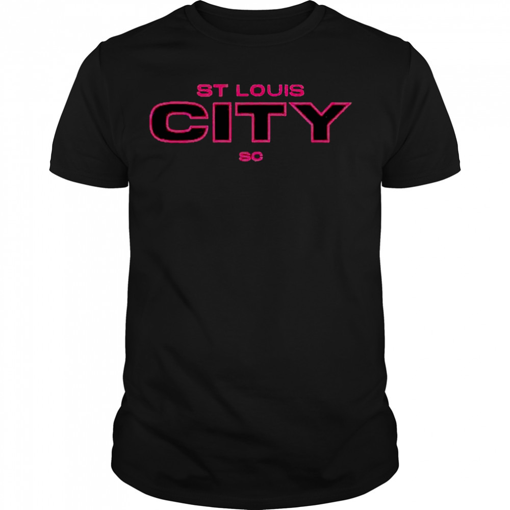 st. Louis City SC wordmark outline shirt