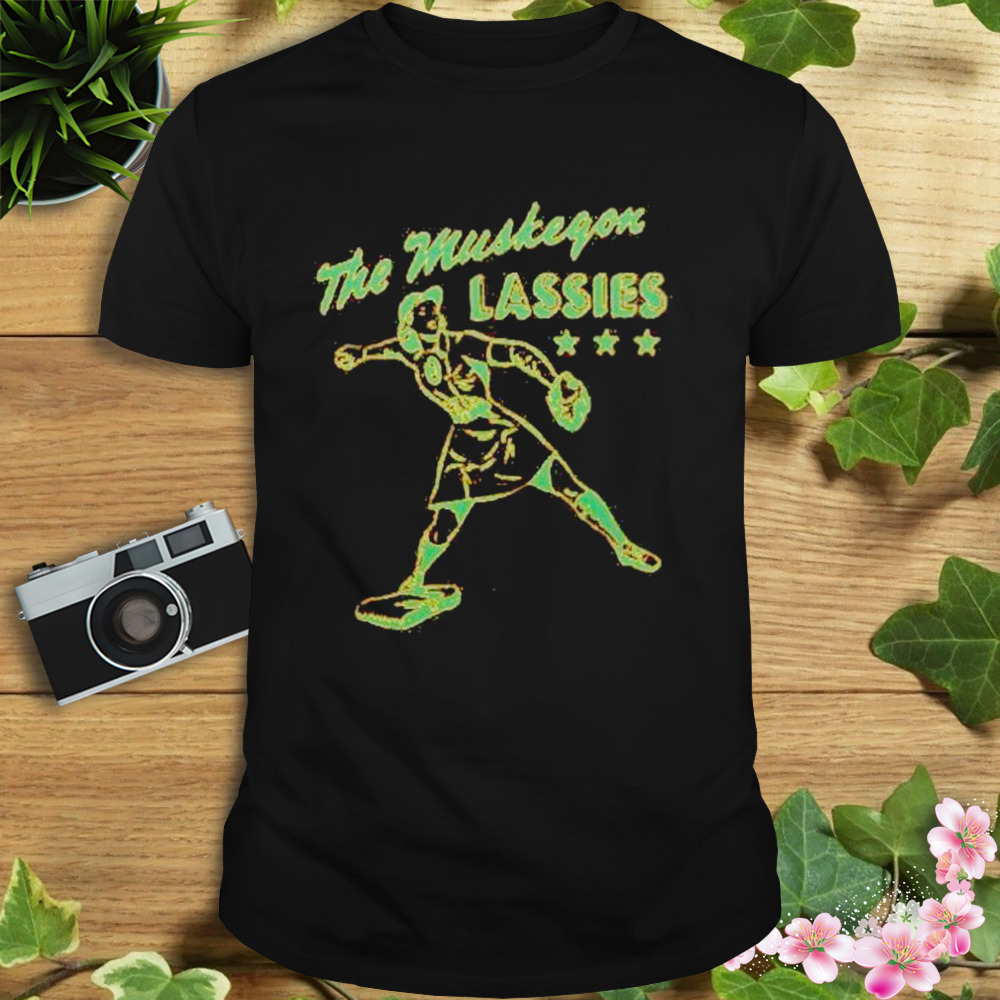 the Muskegon Lassies three stars shirt