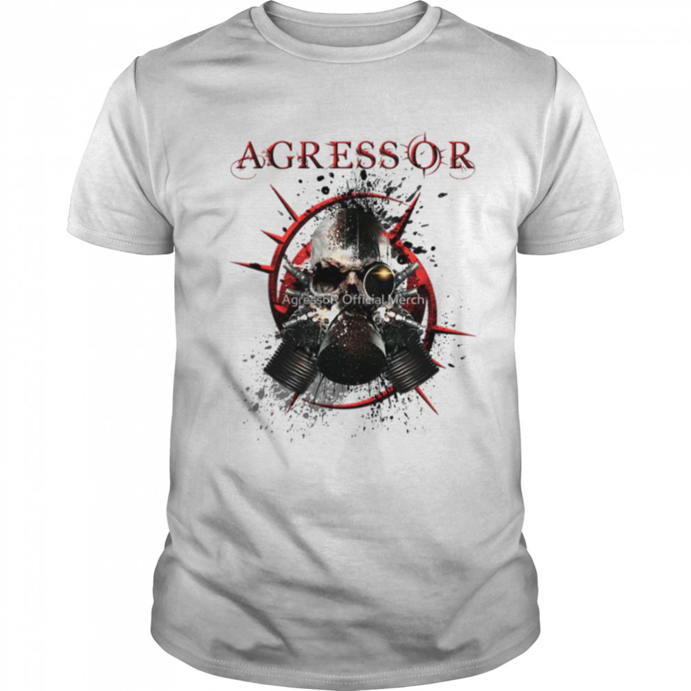 Agressor Official Merch Skull shirt