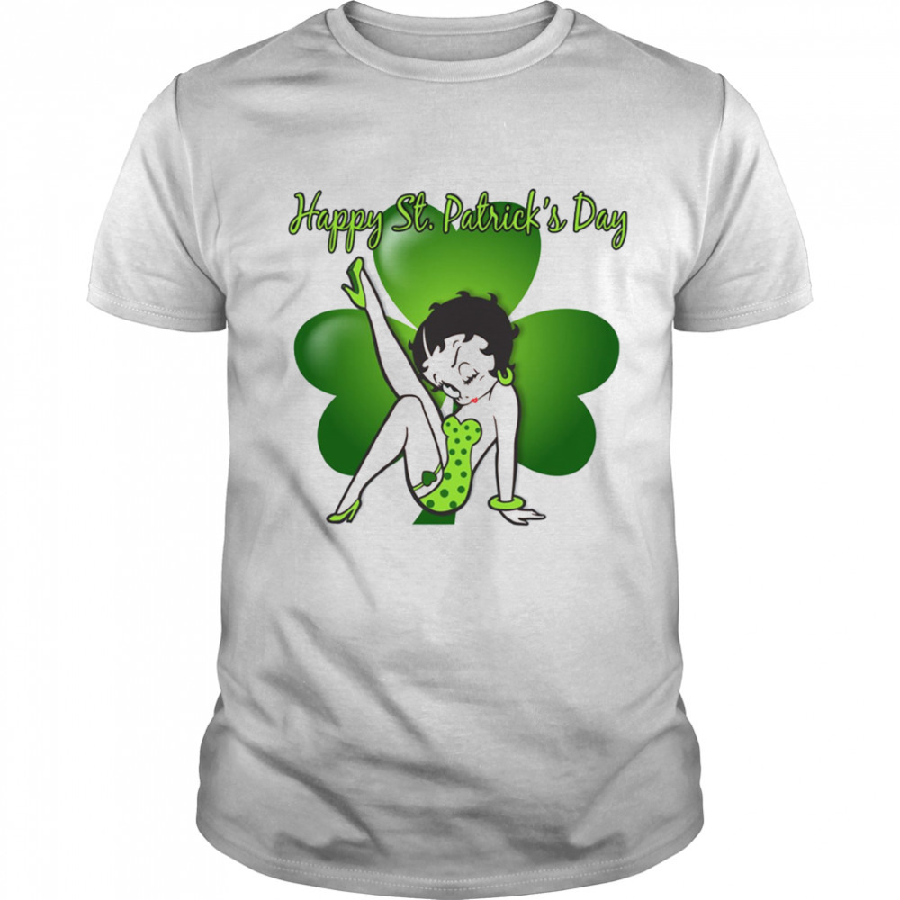 Cute Design Betty Boop Saint Patrick’s Day shirt