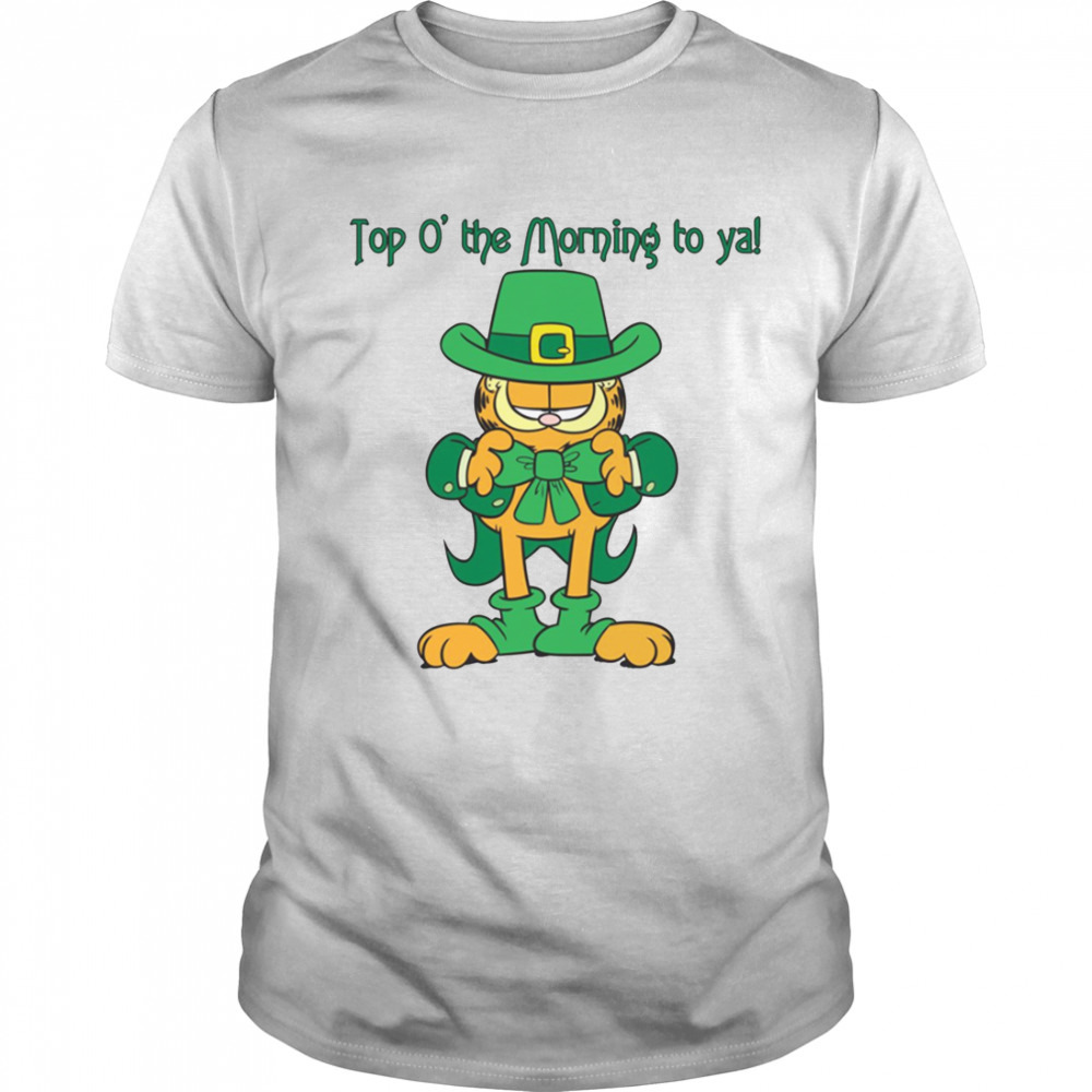 Garfield Dresses Greens Saint Patrick’s Day shirt