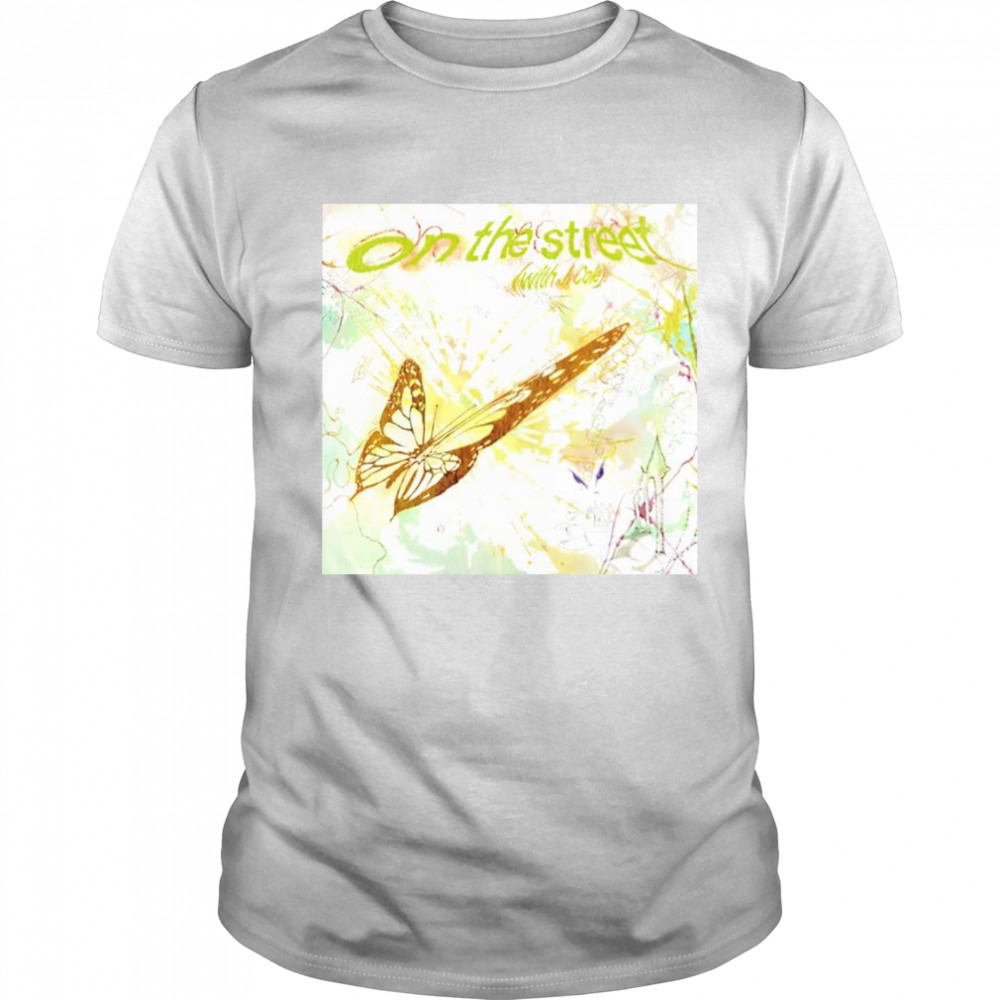 On the street with J Cole shirt