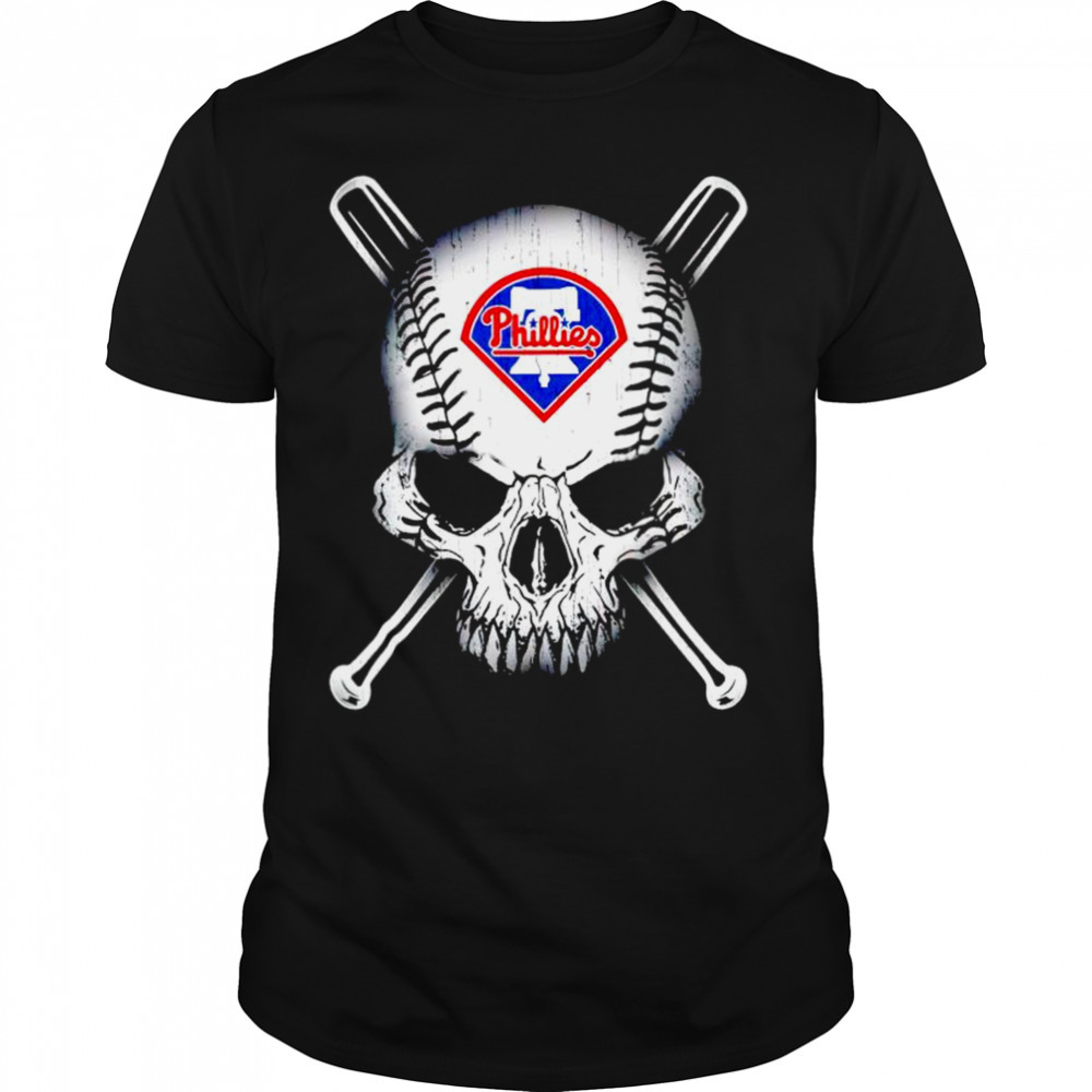 Philadelphia Phillies skull shirt