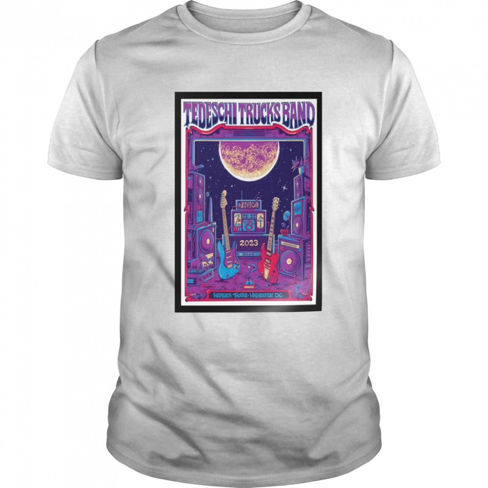 Tedeschi Trucks Band 2023 March 2 3 4 Warner Theatre Washington DC Poster shirt