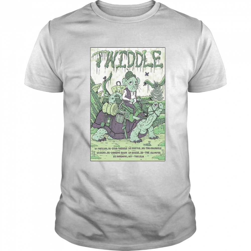Twiddle Portland OR through Bozeman MT March 5 2023 Shirt