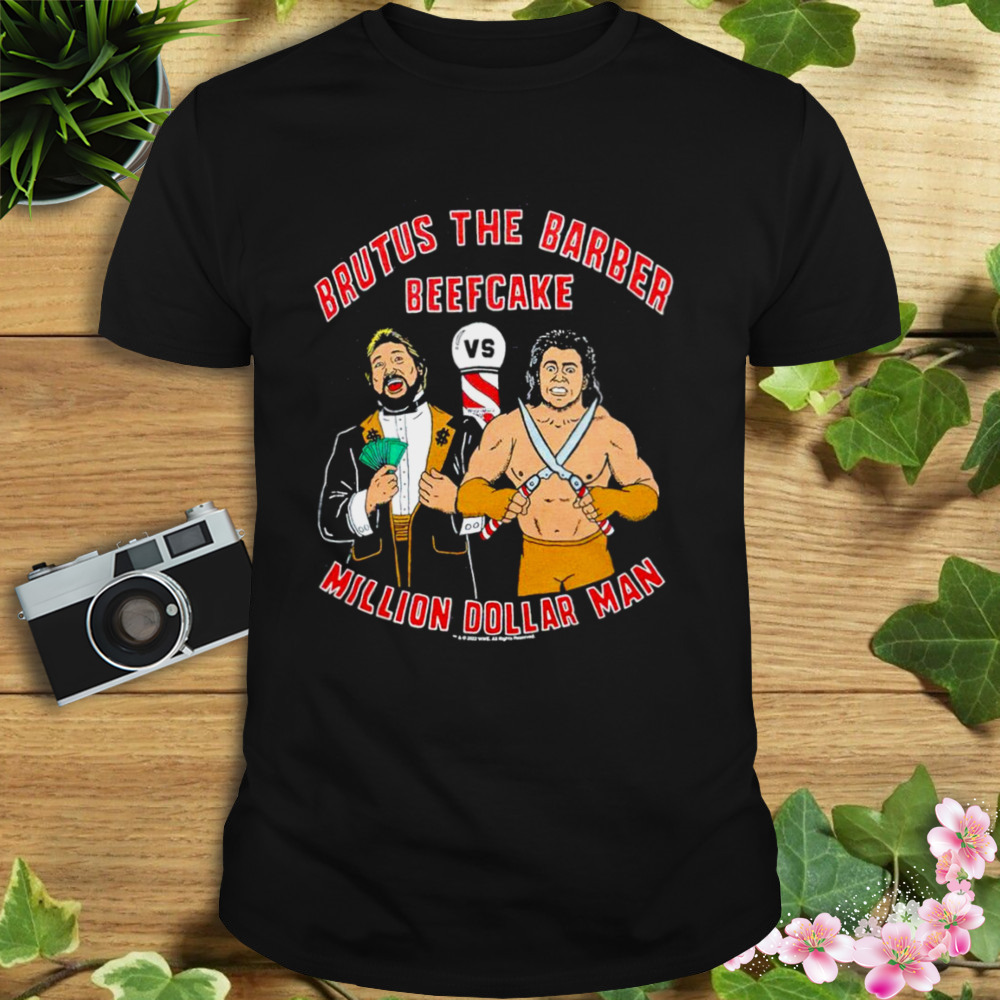 WrestleMania V Beefcake vs DiBiase shirt