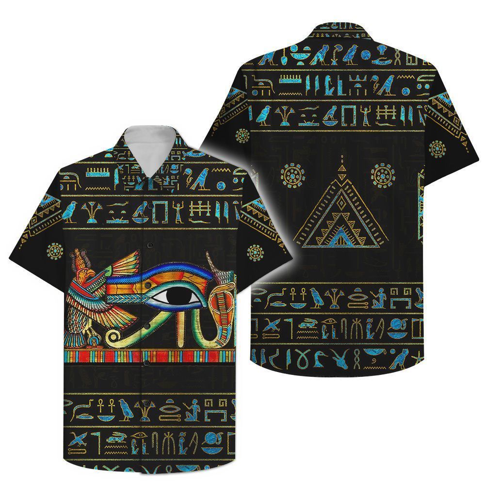 Ancient Egypt Eye of Horus 3D All-Over Printed Hawaiian Shirt 3000 BCE - AEG1644C