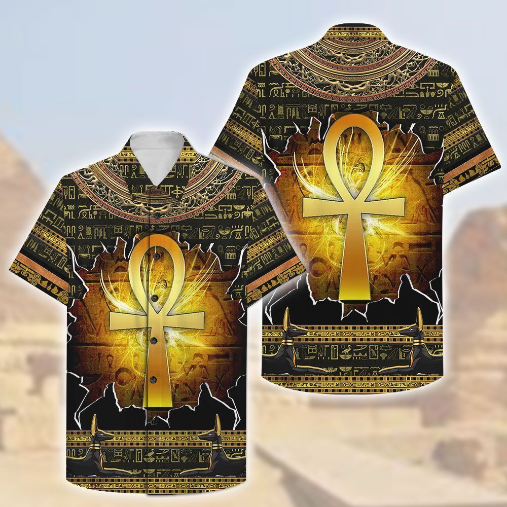 Ancient Egypt The Ankh 3D All-Over Printed Hawaiian Shirt 3000 BCE - AEG1641C