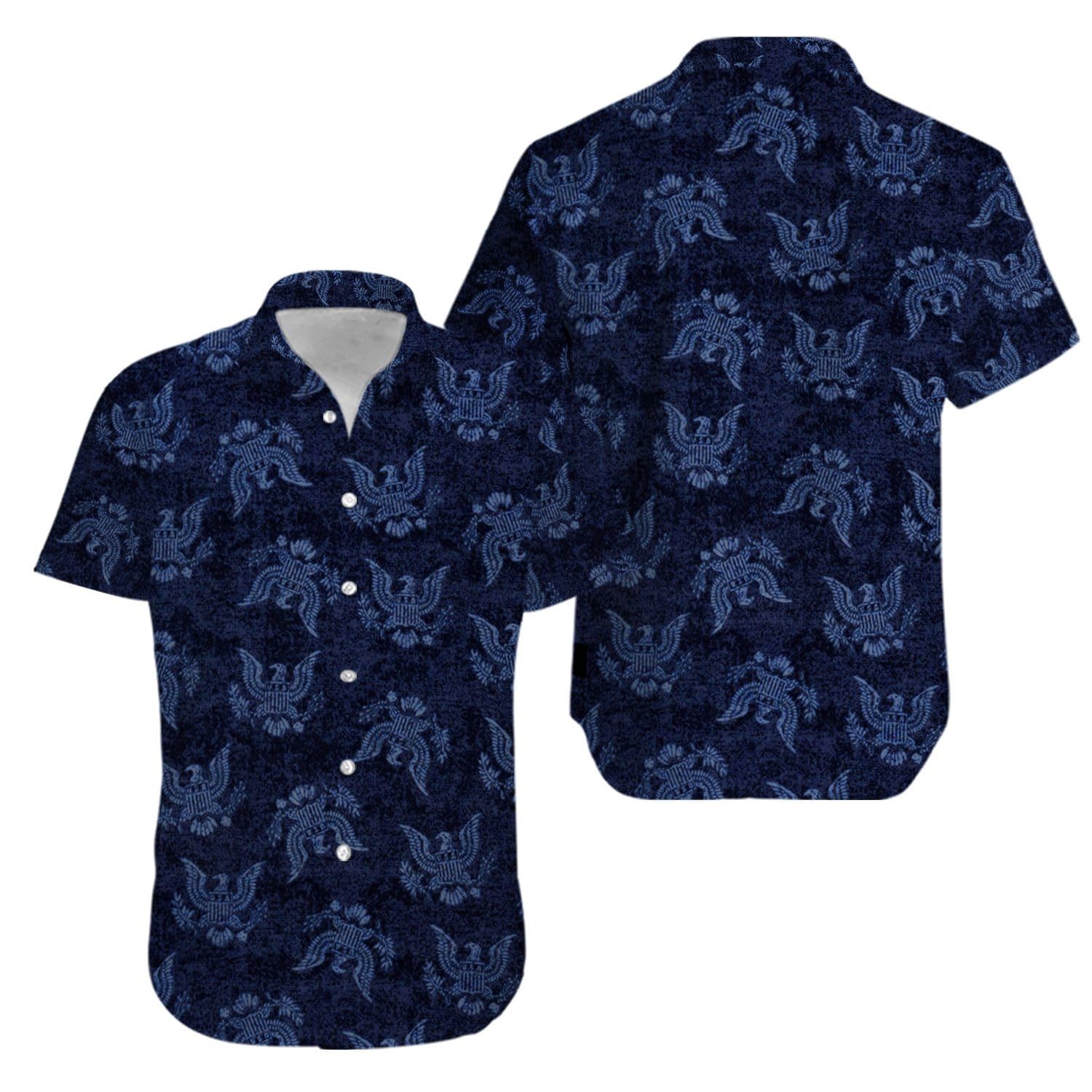 Eagle Us Navy veteran Hawaiian Shirts #KV