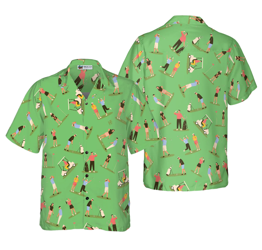 Collection Of Golf Players Hawaiian Shirt