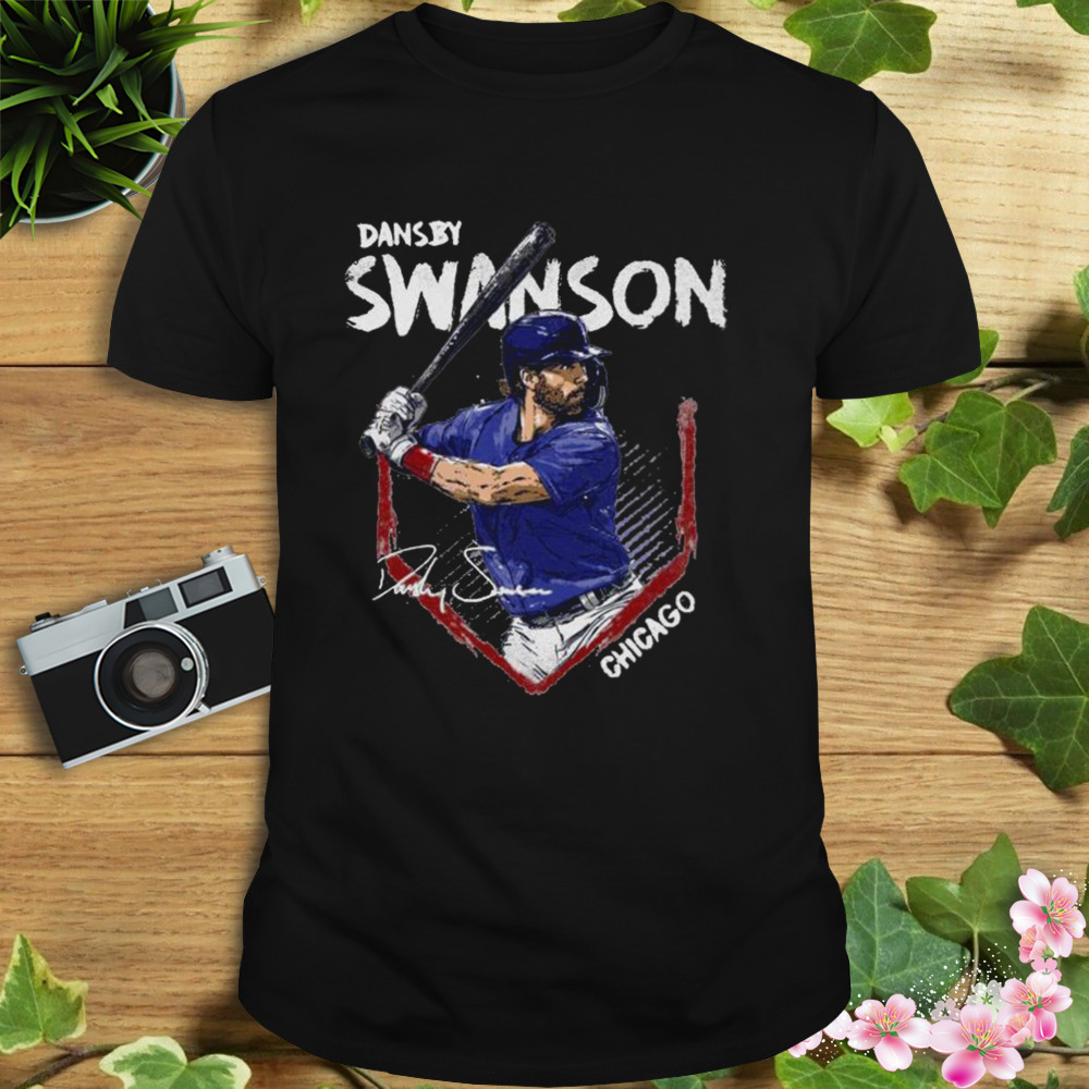 Dansby Swanson Chicago C Base Signature Shirt