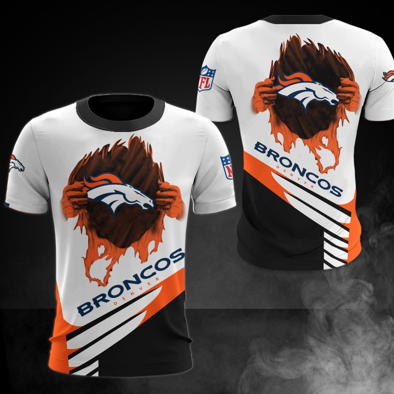 Denver Broncos T-shirt cool graphic gift for men