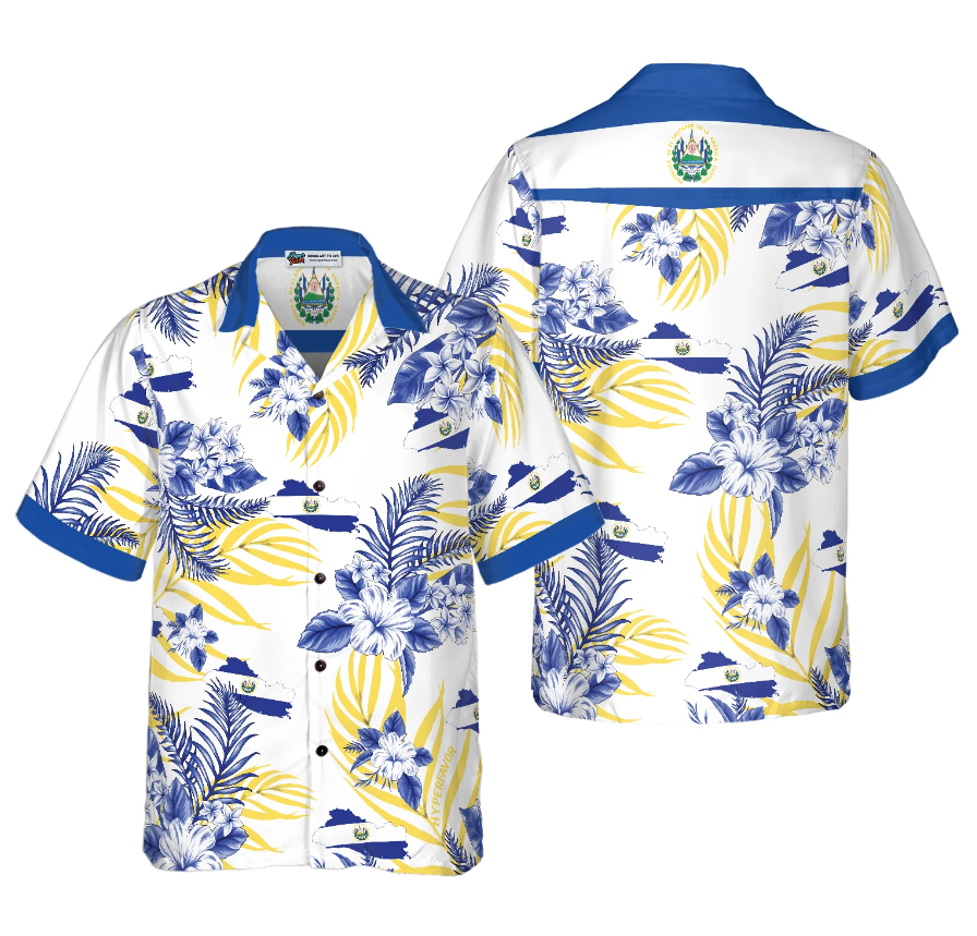 El Salvador Proud Hawaiian Shirt