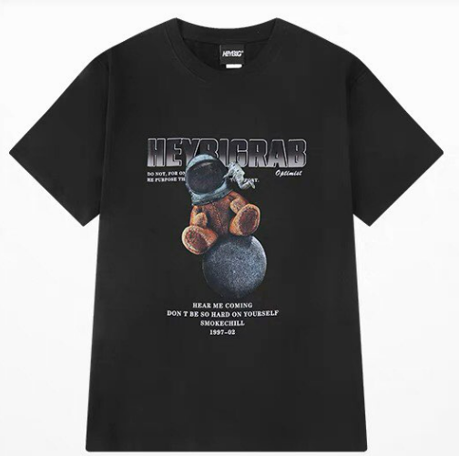 Hey Bigrab Black T-Shirt