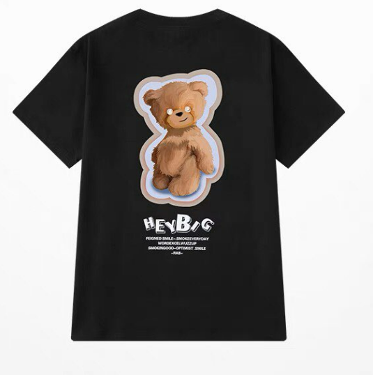 Heybig Bear Black T-Shirt