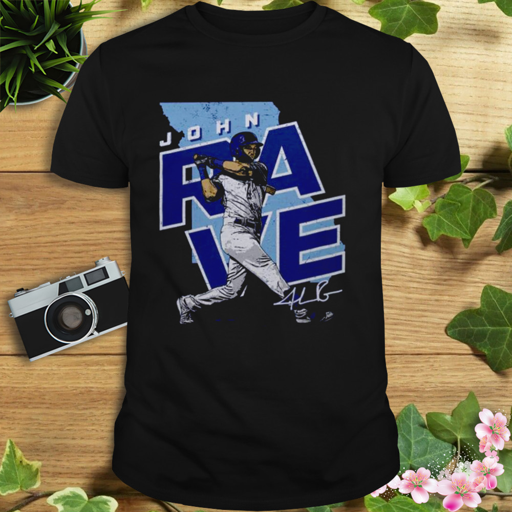 John Rave Kansas City Player Map Signature Shirt