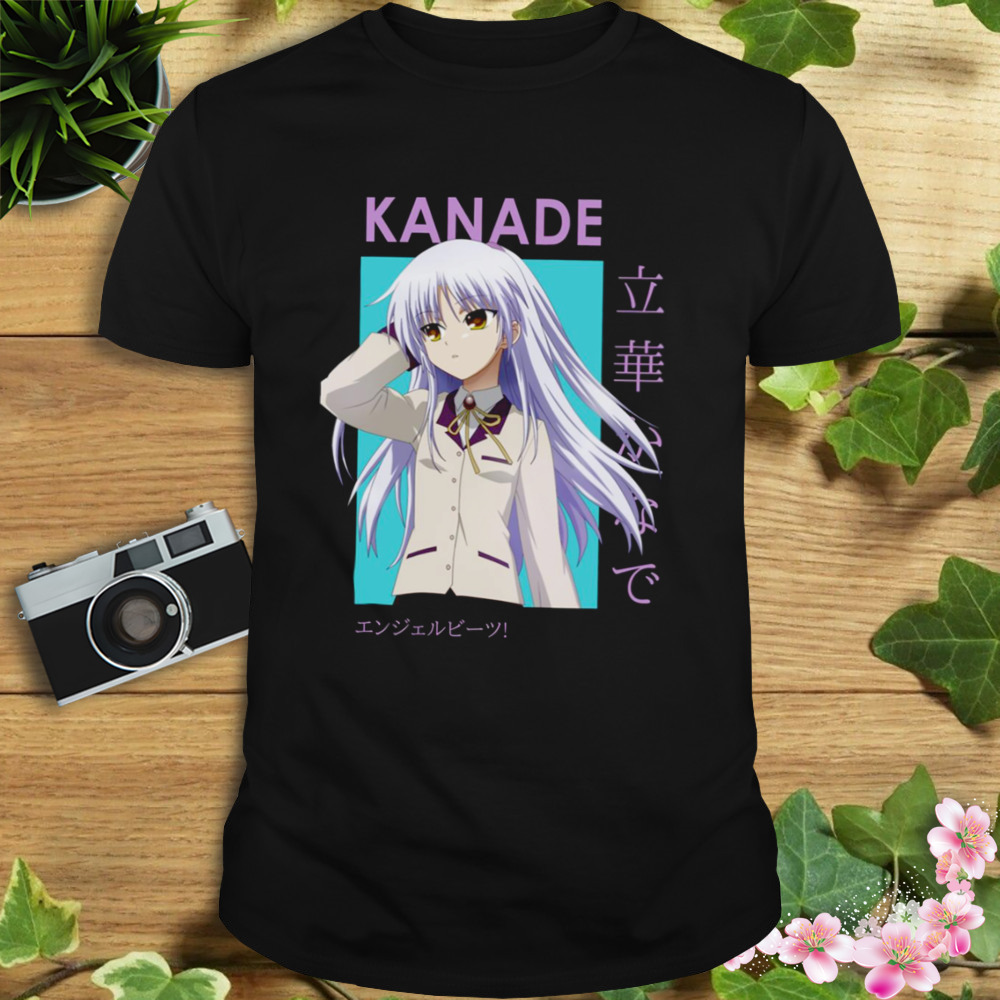 Kanade Tachibana Angel Beats Card Anime shirt