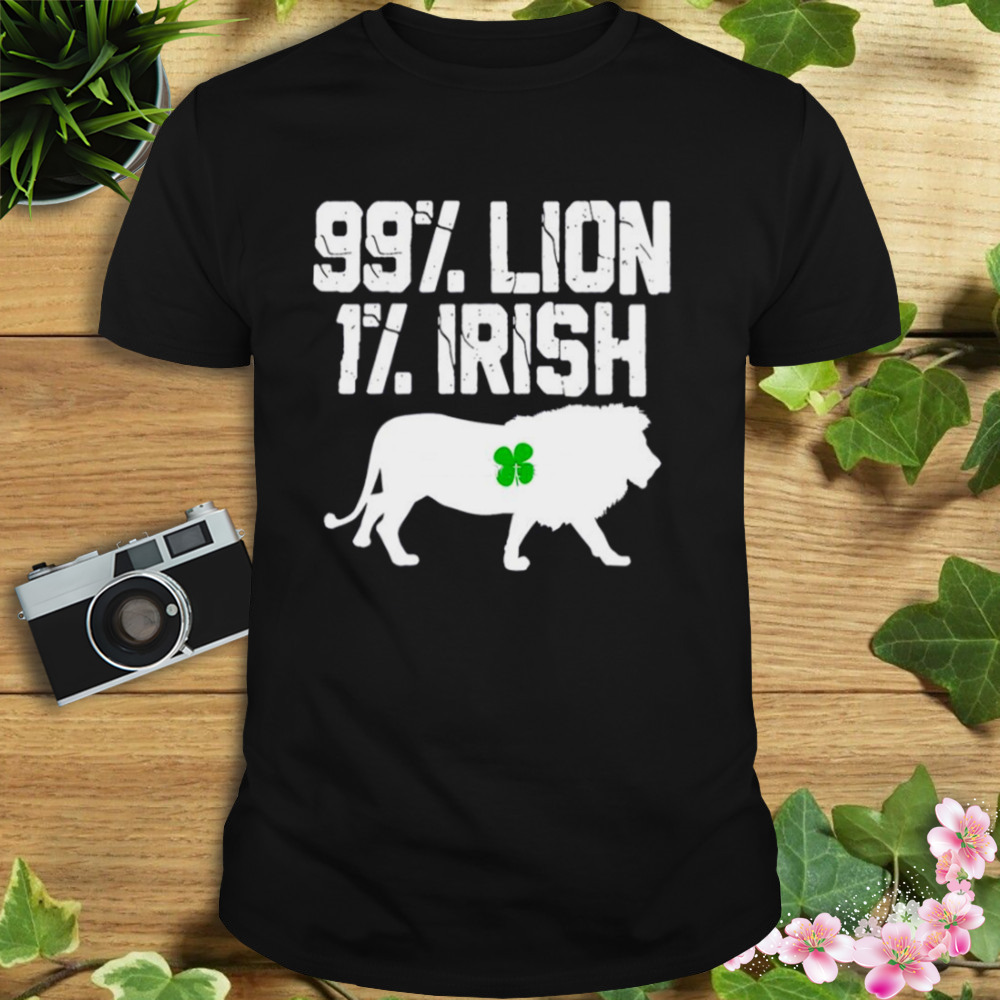 Lion Animal St Patrick’s Day Irish Shamrock shirt