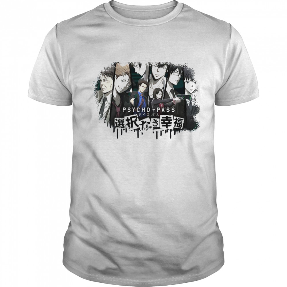 Plot Characters Of Psycho Pass shirt