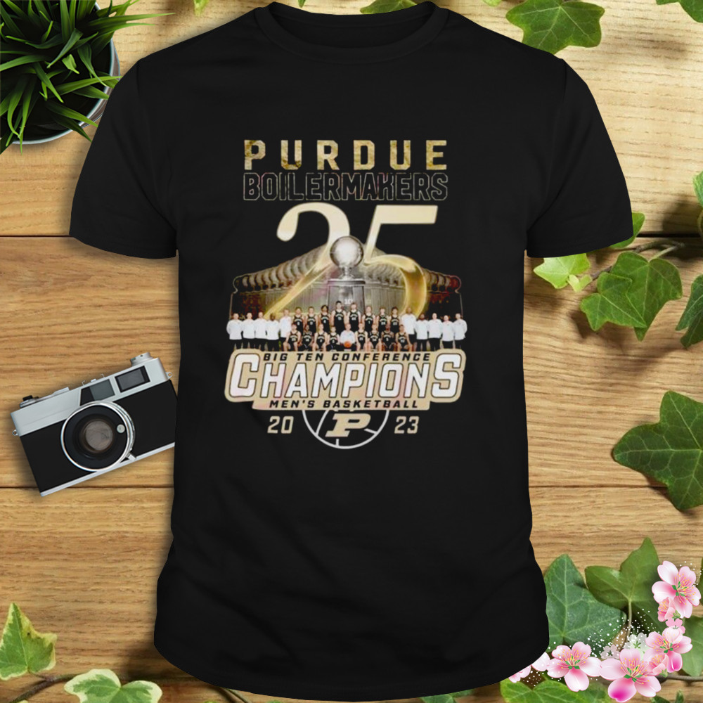 Purdue Boilermakers Big Ten Conference Champions Men’s Basketball 2023 Shirt