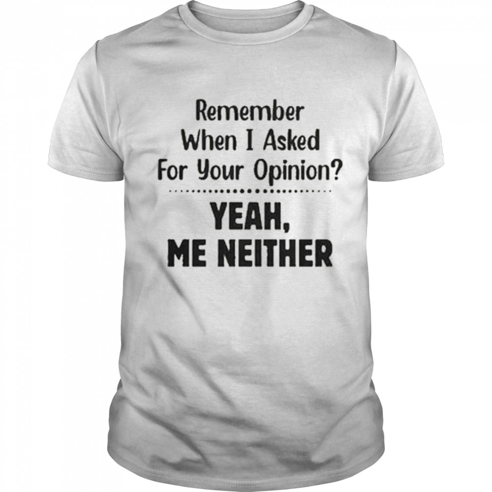 Unisex shirt