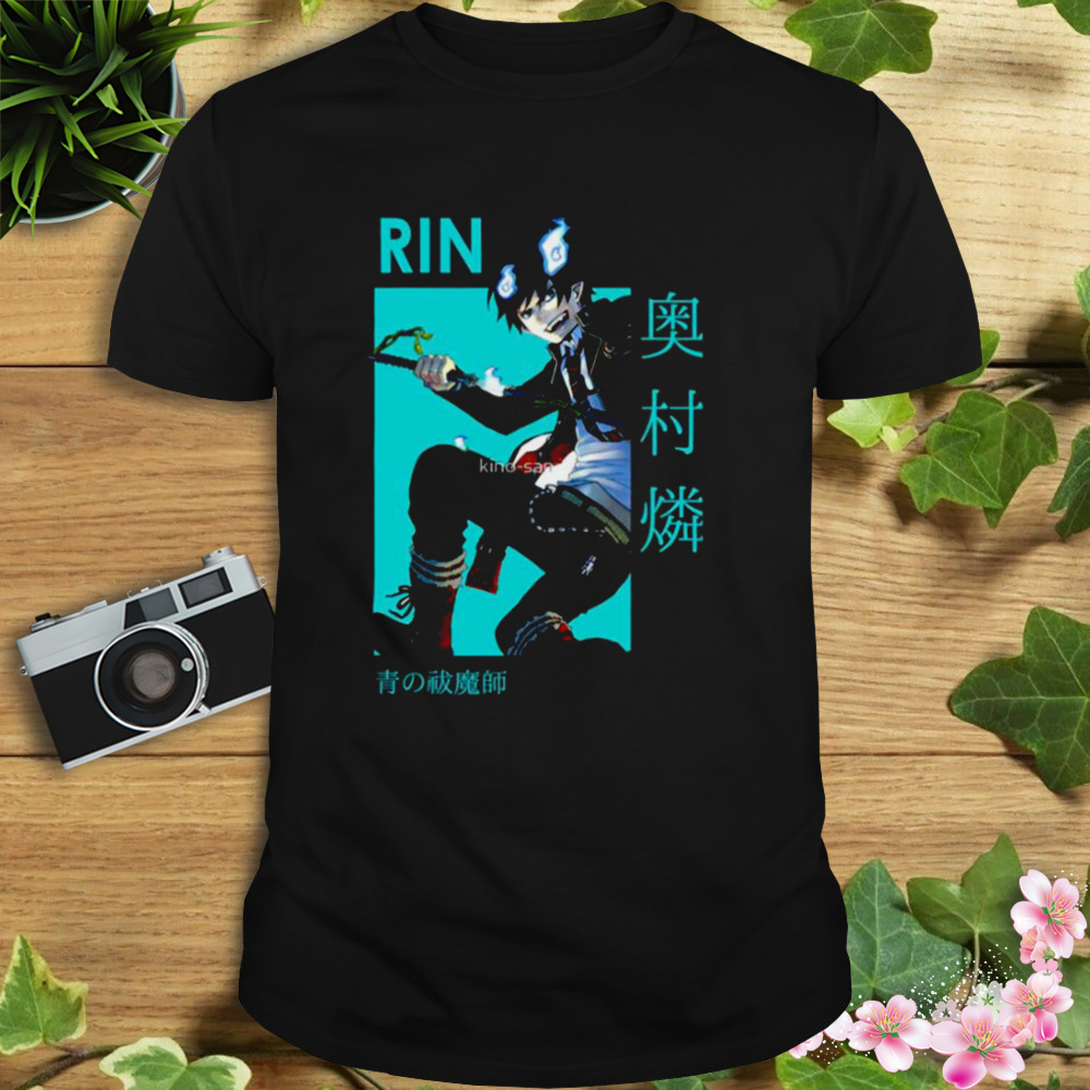 Rin Okumura Blue Exorcist Card Anime shirt