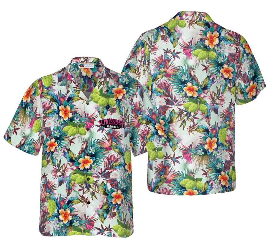 Schussboom Logo Hawaiian Shirt