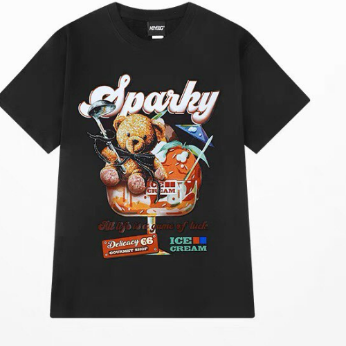 Sparky Bear Black T-Shirt