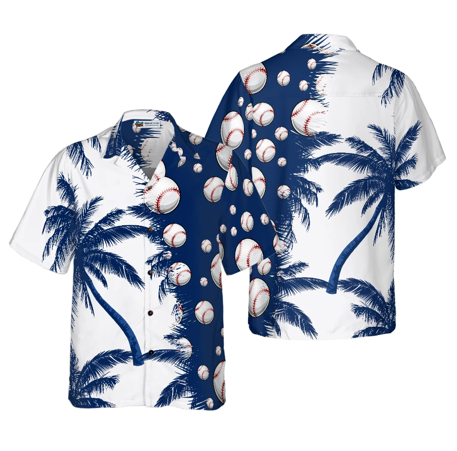 The Coolest Baseball Hawaiian Shirt