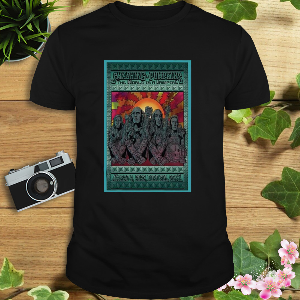 The Smashing Pumpkins The World Is A Vampire March 4 2023 Foro Sol CdmX Mexico City Shirt