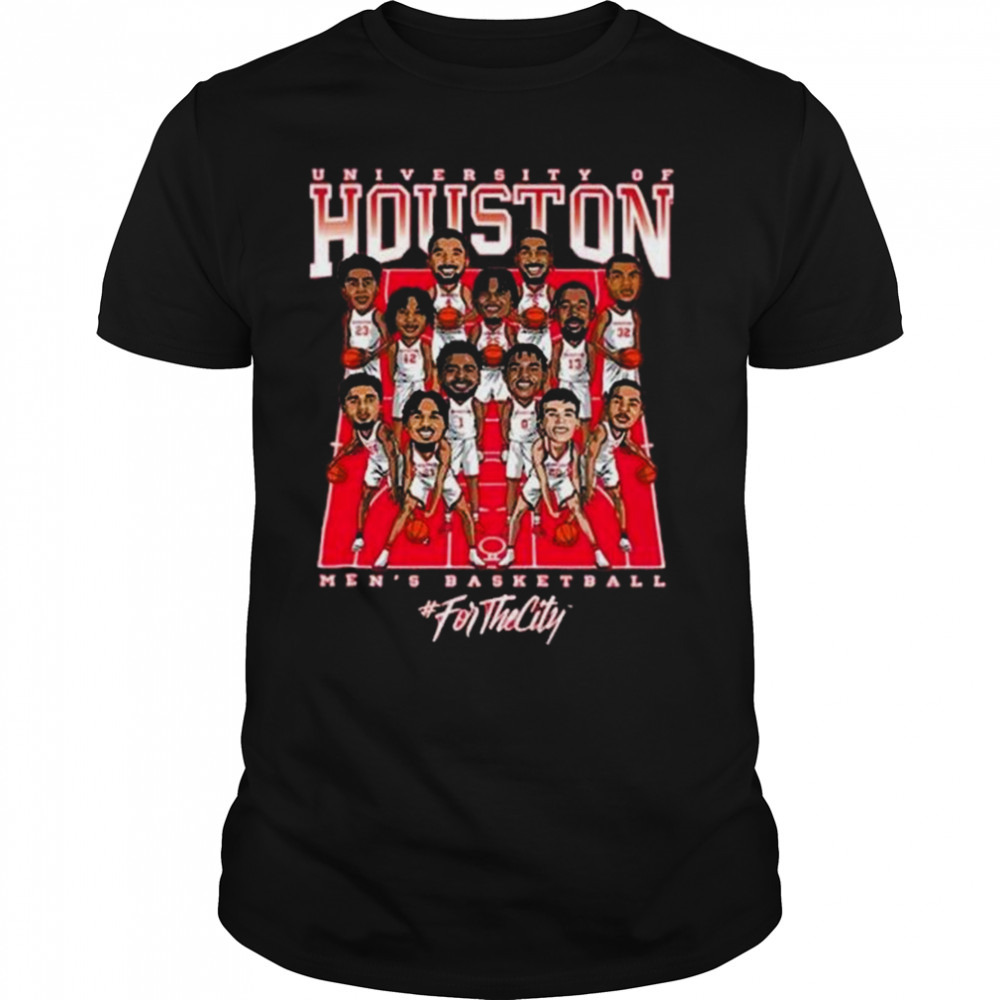 University Of Houston Cougars Men’s Basketball For The City 2023 Shirt
