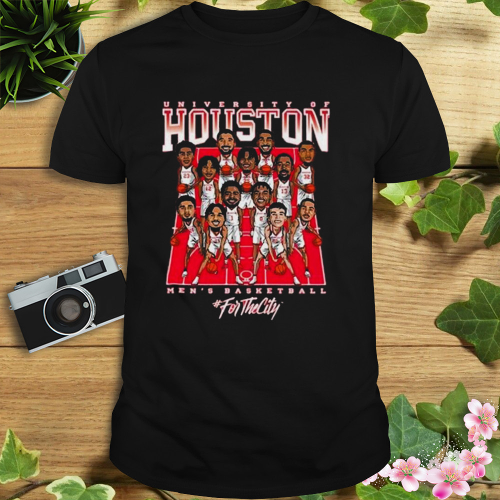 University Of Houston Cougars Men’s Basketball For The City 2023 Shirt