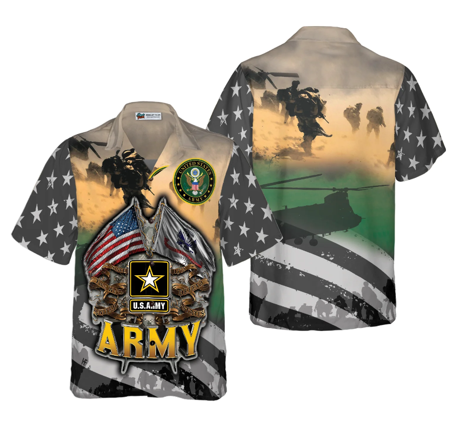 Veteran Proudly Served The US Army Hawaiian Shirt