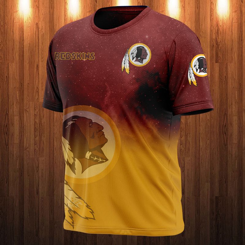 Washington Football Team T-shirt 3D Galaxy graphic gift for fan